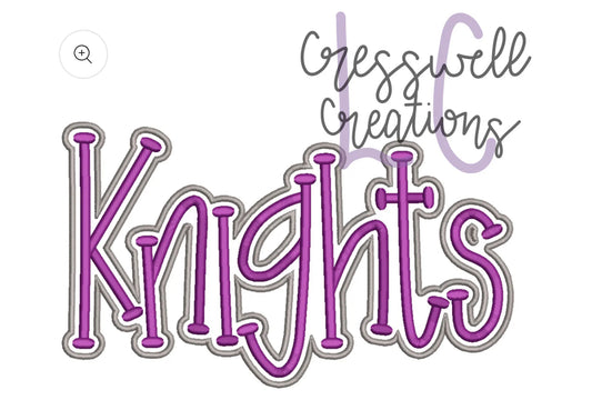 Knights PUFF - Embroidered