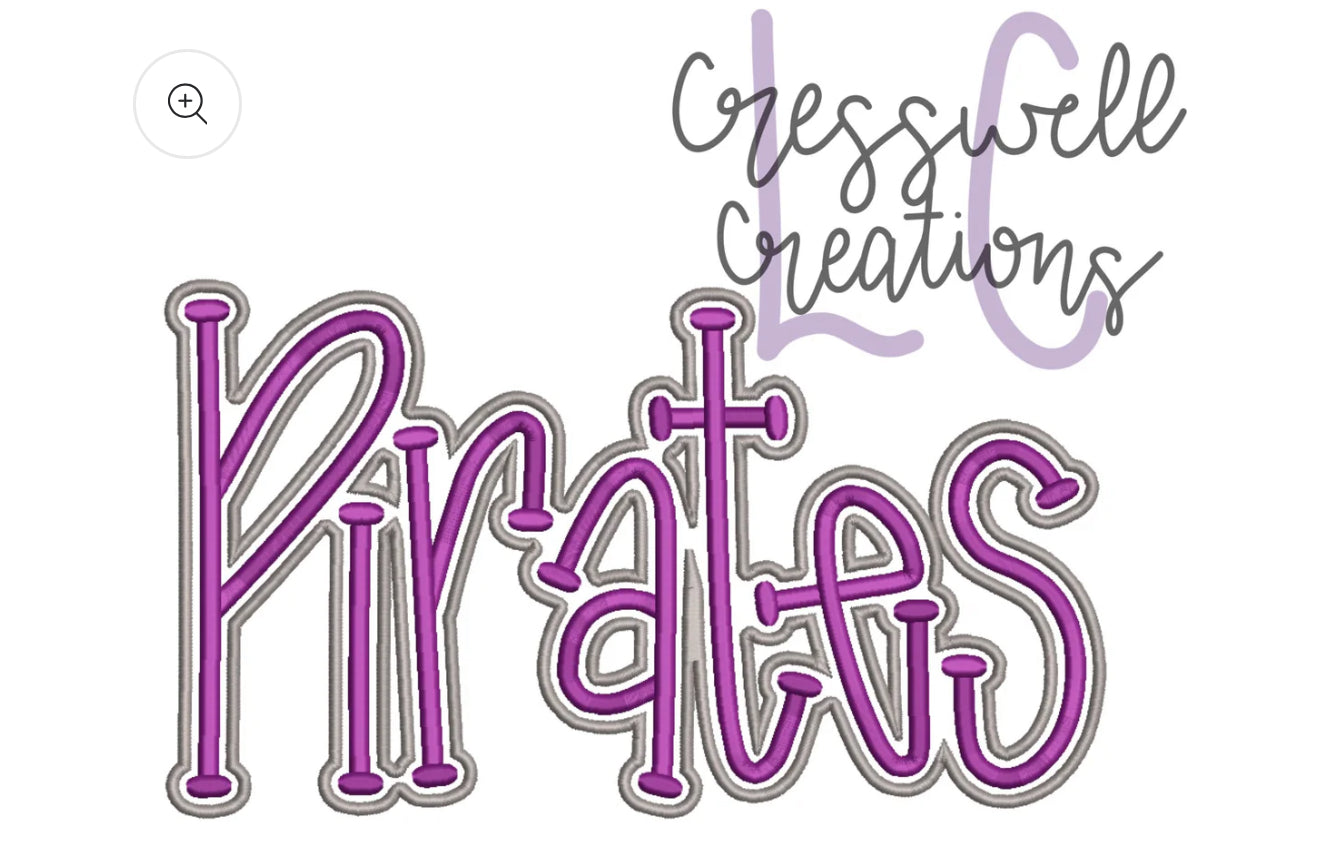 PIRATES PUFF - Embroidered