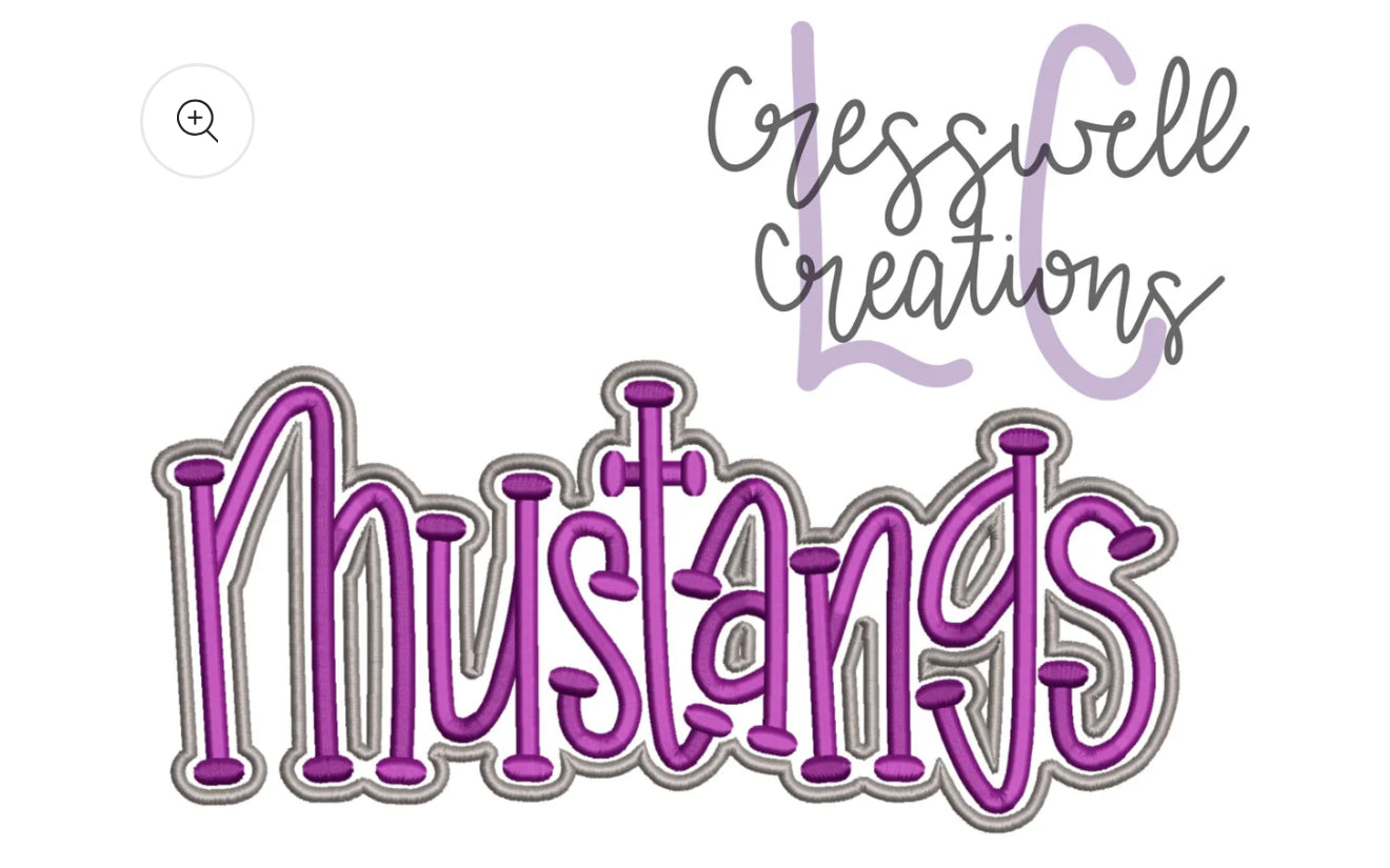 MUSTANGS PUFF - Embroidered