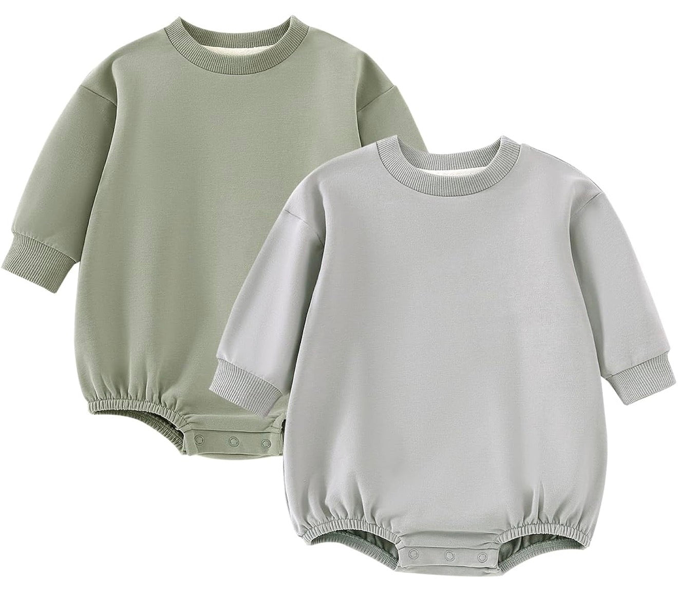 Infant Bubble Romper with Name - Embroidered