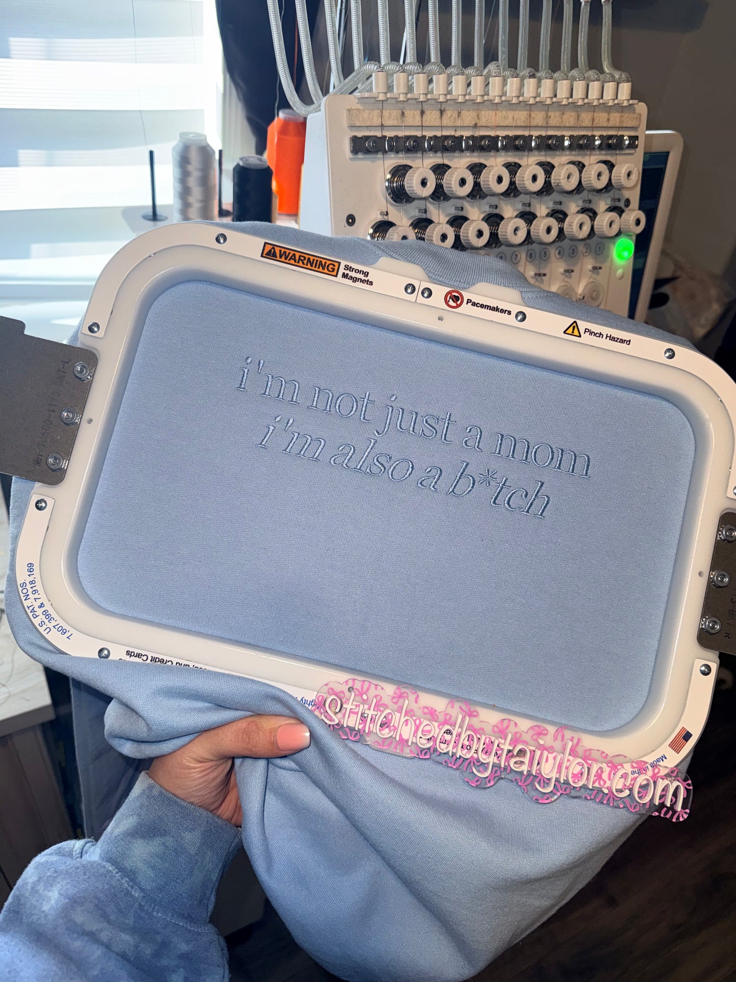 MEDIUM - not just a mom, also a b**** Crewneck