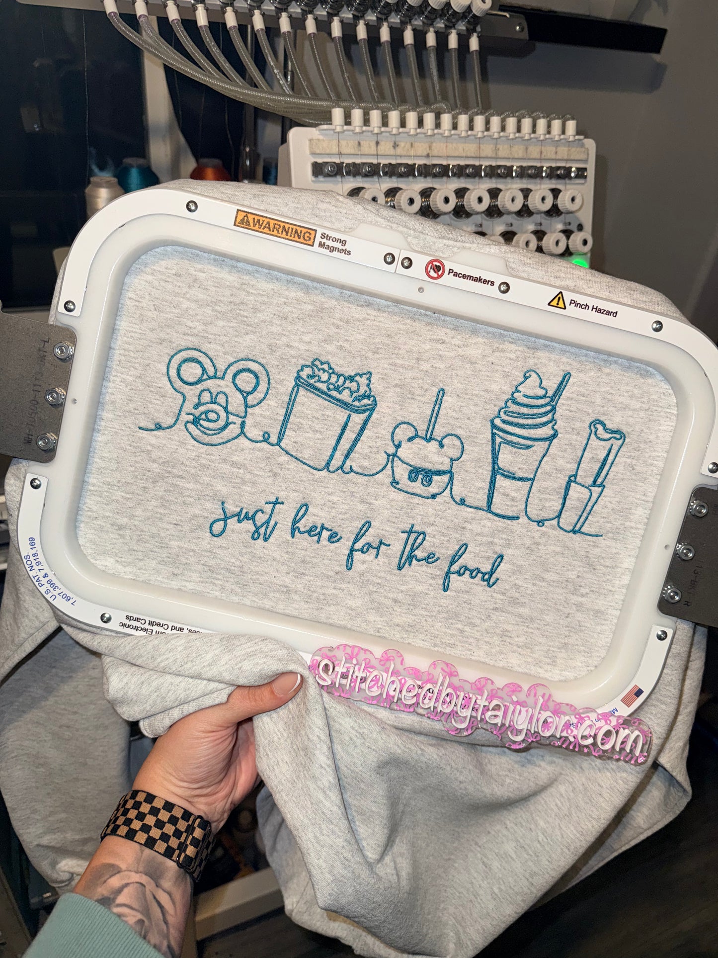 LARGE - Here for the Food Crewneck