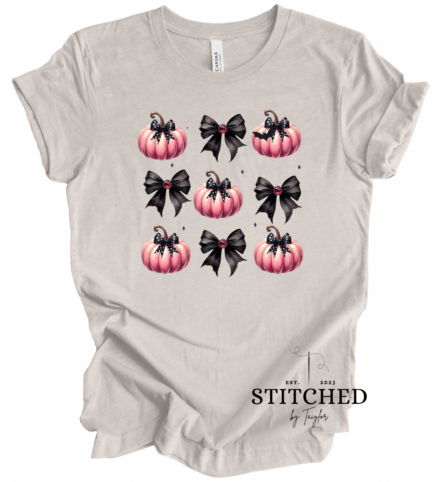 Pumpkins and Bows Infant/Toddler/Youth (printed)