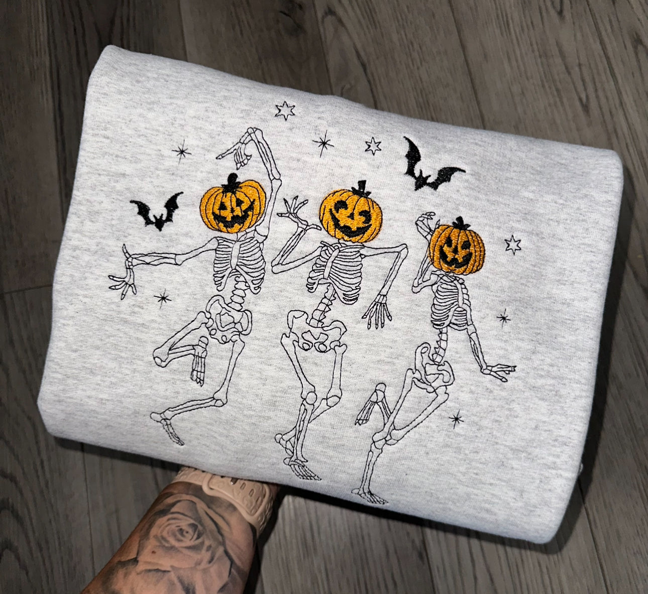 Dancing Pumpkin Skeletons