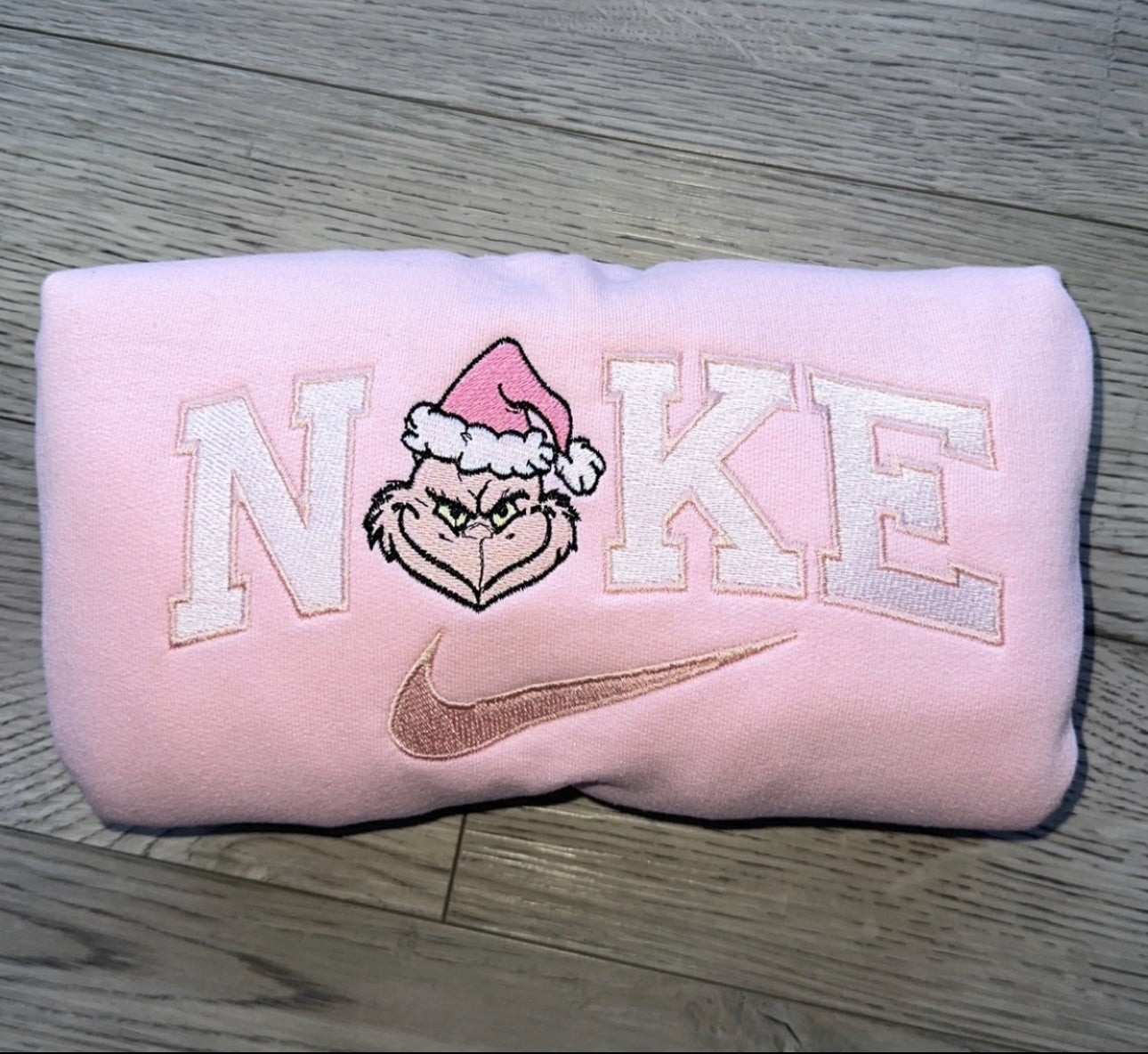 N(GRINCH)KE Crewneck - EMBROIDERED