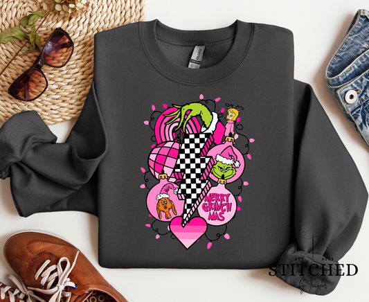 Merry Grinchmas Checkered (printed)
