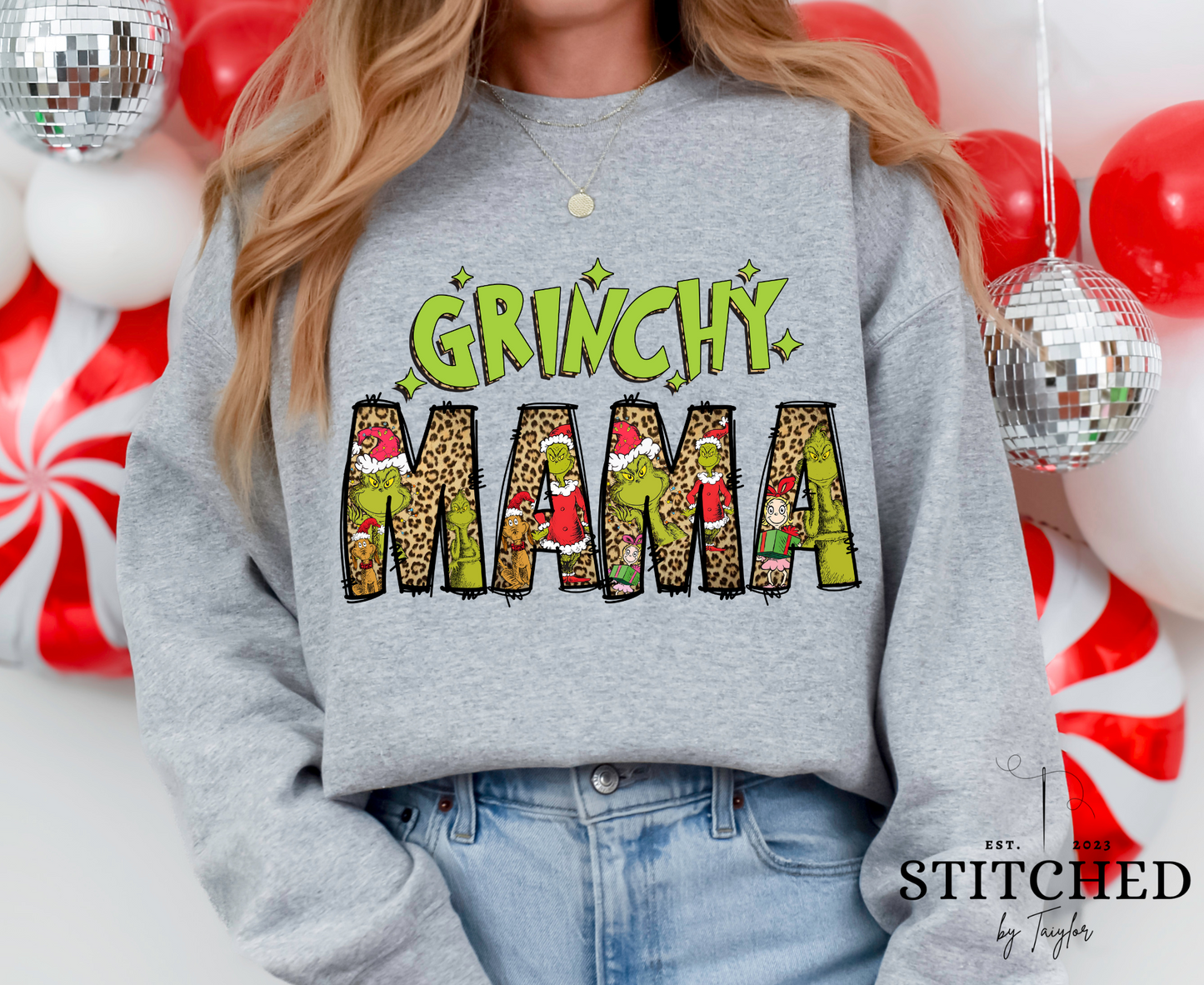 Grinchy 'CUSTOM' Leopard Print (printed)