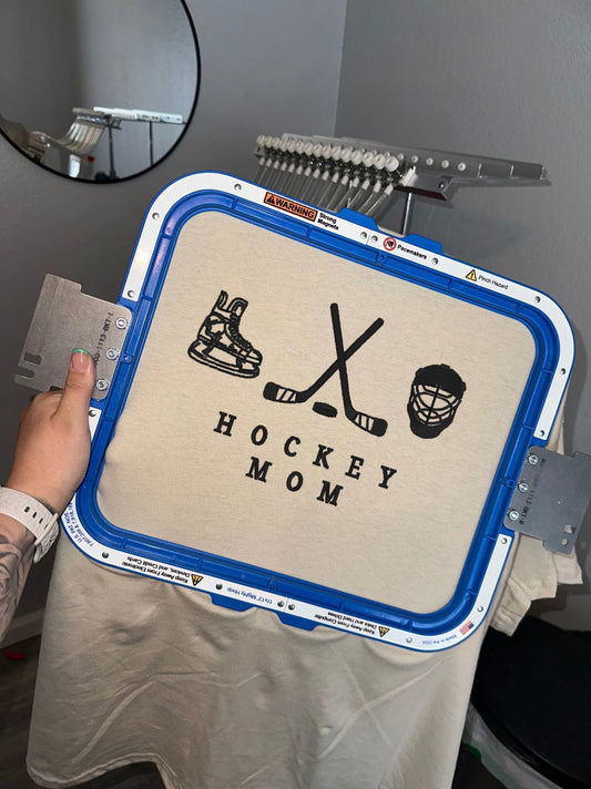 Hockey Mom Icons - Embroidered