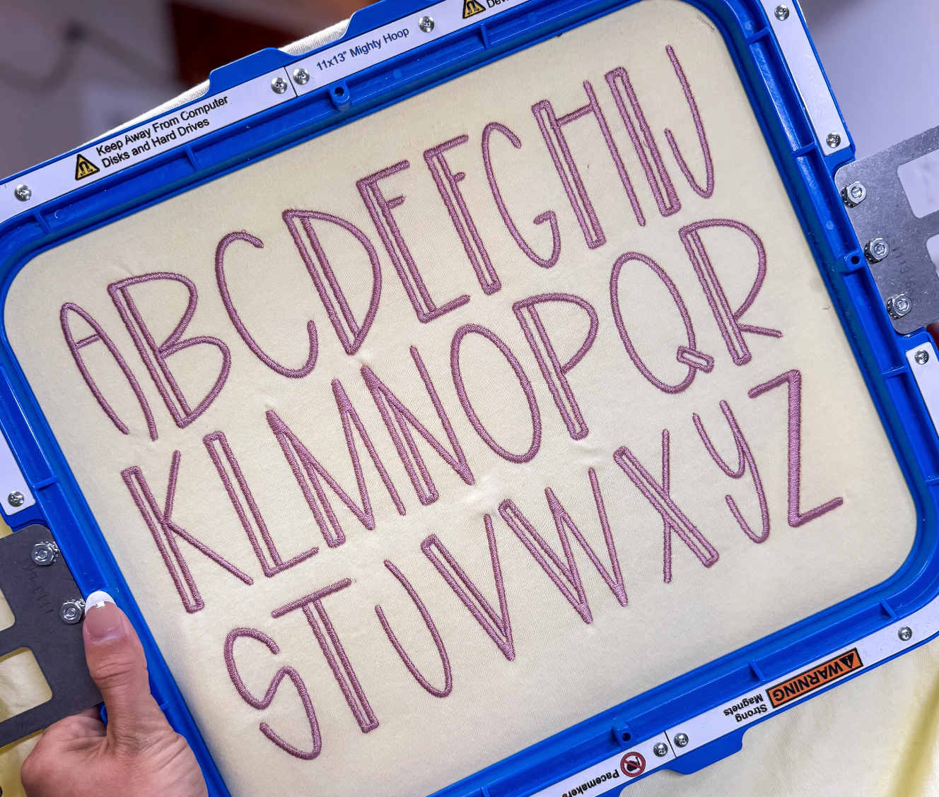 CUSTOM Bubblegum Font Word - Embroidered
