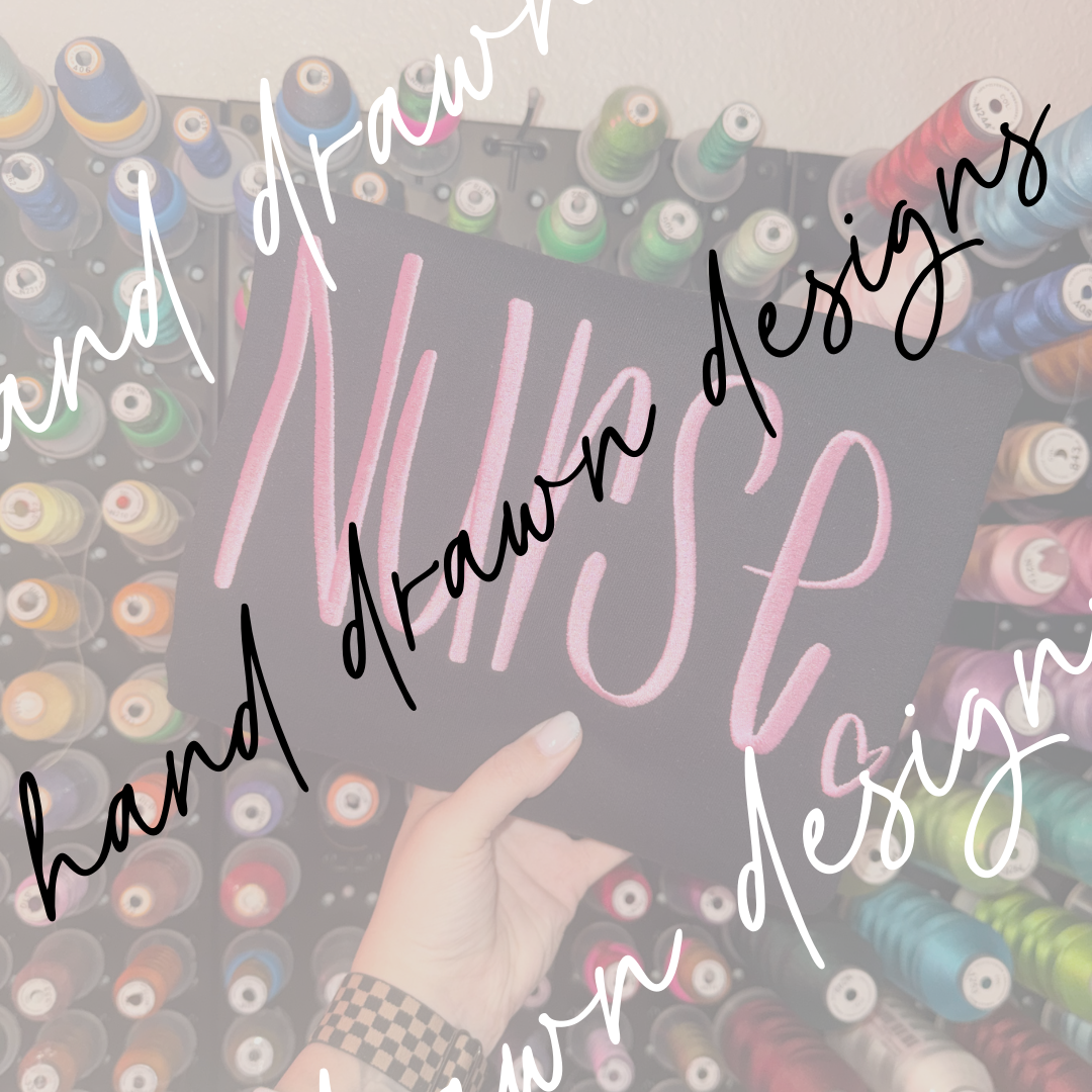 Hand Drawn Words – STITCHED by Taiylor, LLC
