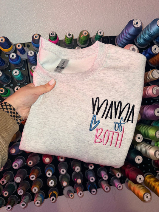 Mama of Both (Side Chest) - EMBROIDERED