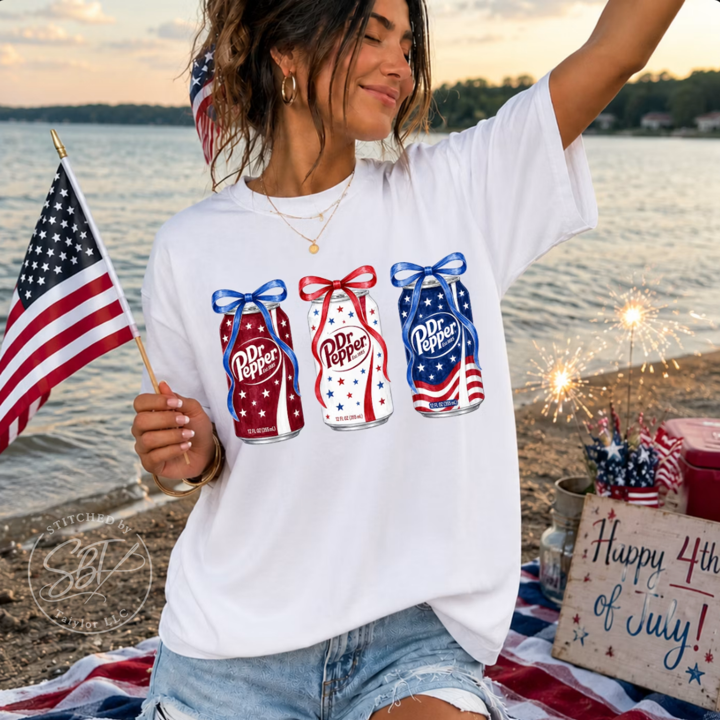Patriotic Cans Tee (printed)