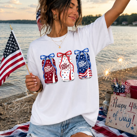 Patriotic Cans Tee (printed)