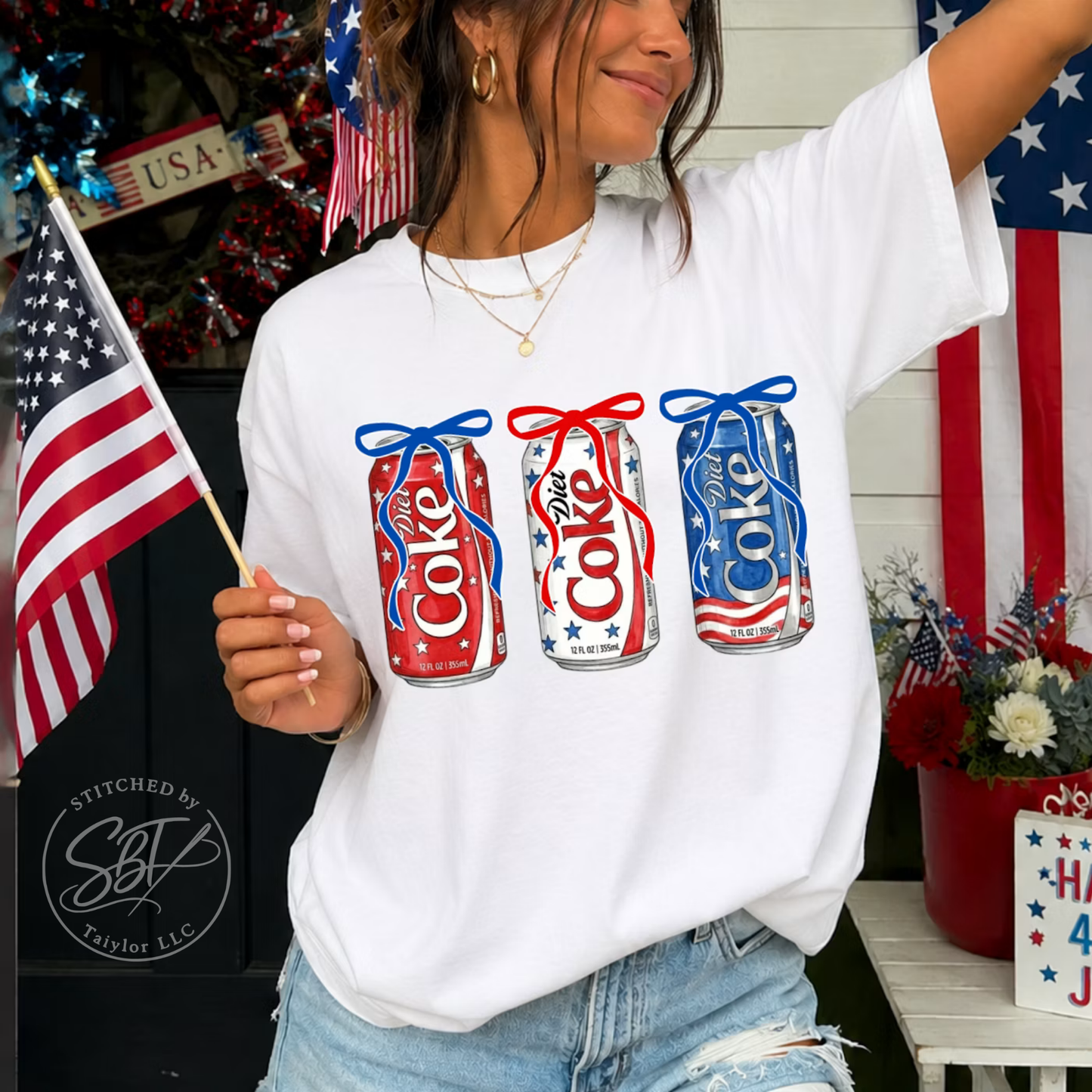 Patriotic Cans Tee (printed)
