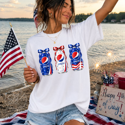 Patriotic Cans Tee (printed)