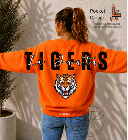 La Junta Tigers Big Back Printed Crewneck