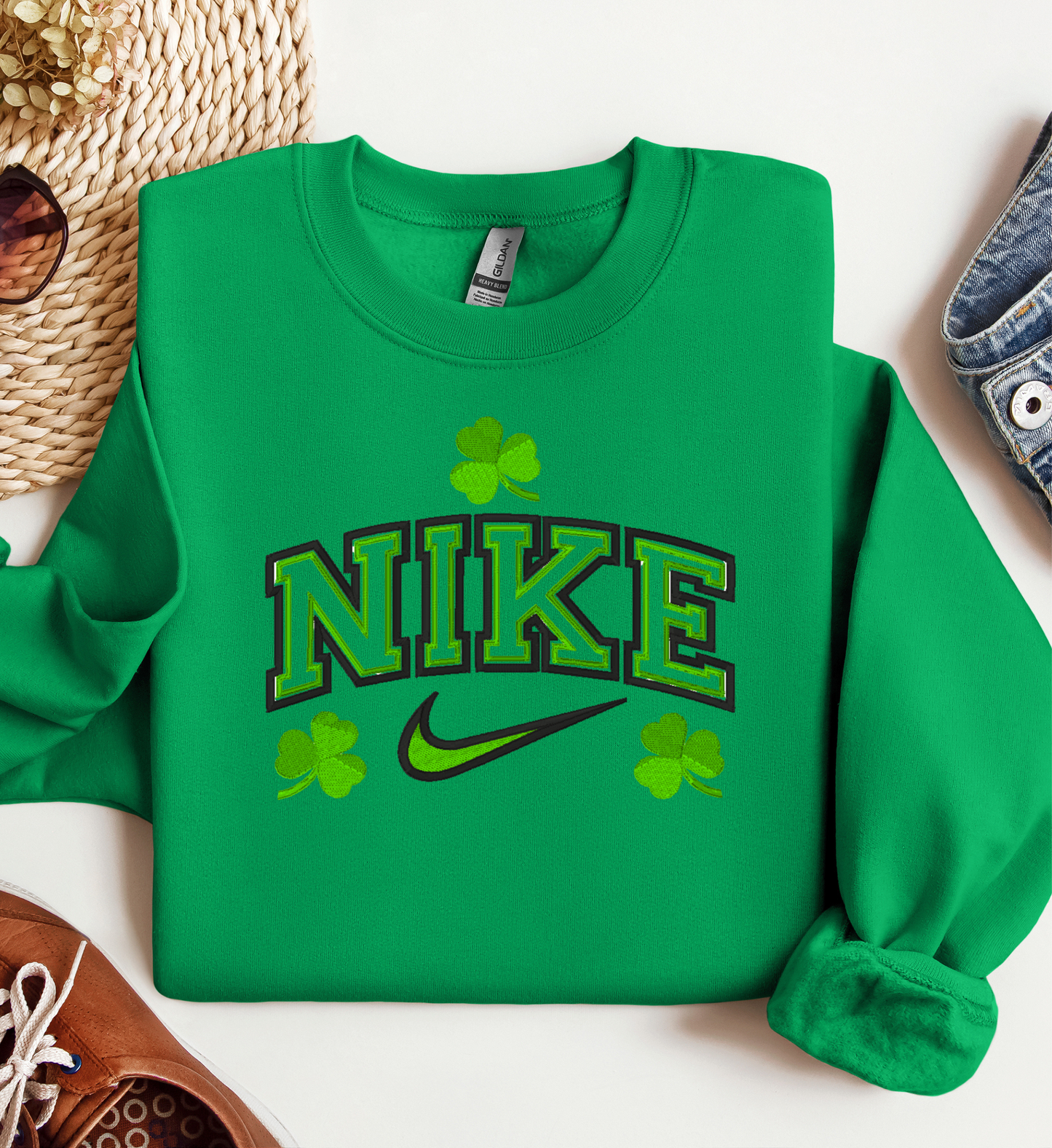 Lucky Charm Double Outline - Embroidered