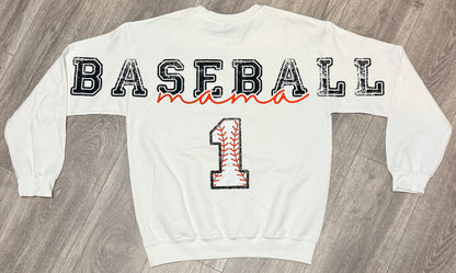 Personalized Custom Baseball Big Back Printed Shirt