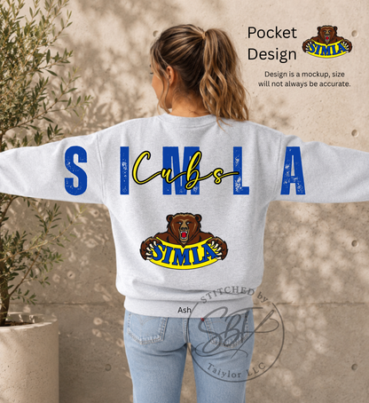 Simla Cubs Big Back Printed Crewneck