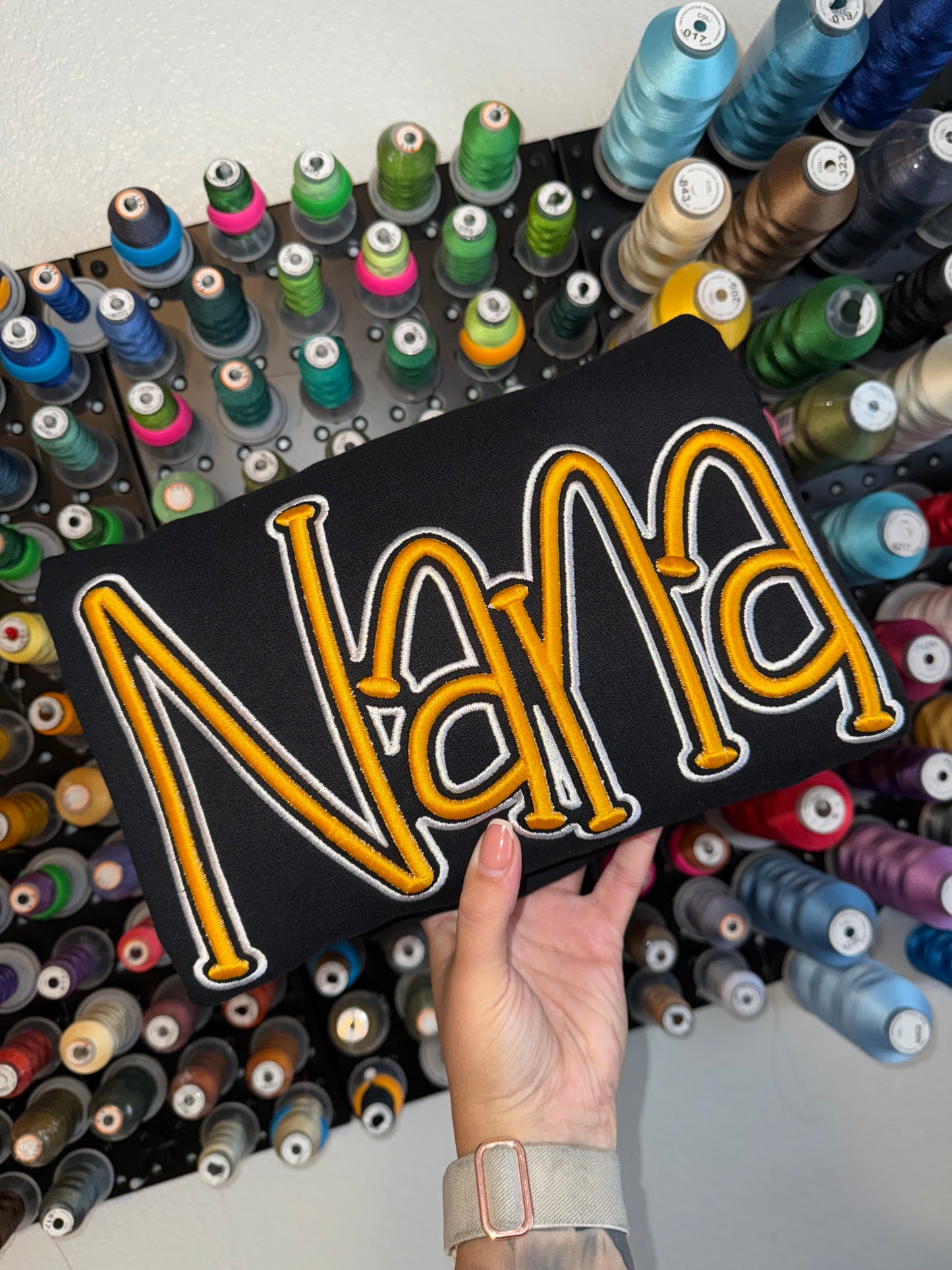 NANA PUFF - Embroidered