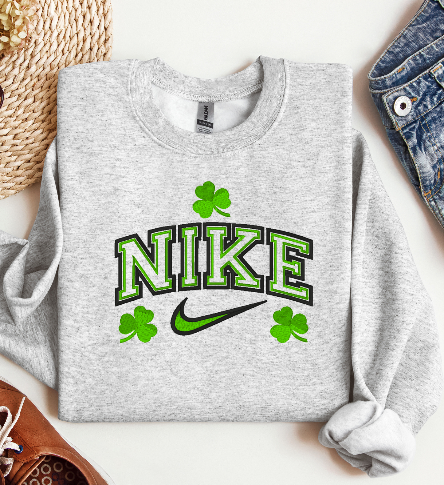 Lucky Charm Double Outline - Embroidered