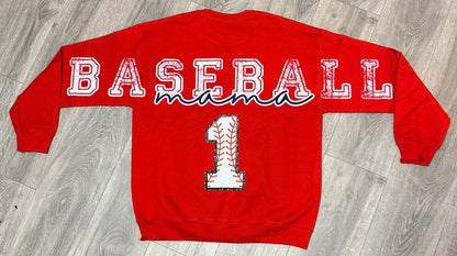 Personalized Custom Baseball Big Back Printed Shirt