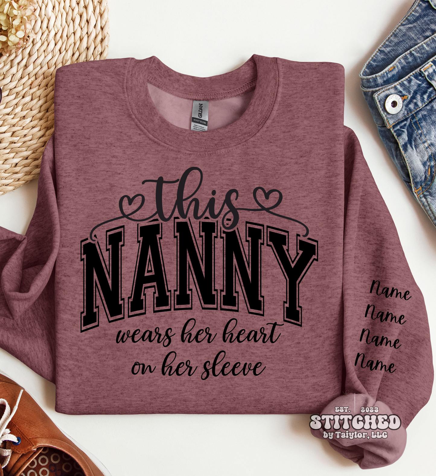 This 'CUSTOM' Wears Her Heart on Her Sleeve (printed)