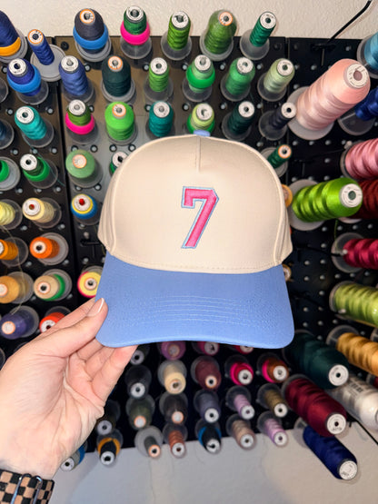 Puff Number Hat - Trucker Hat