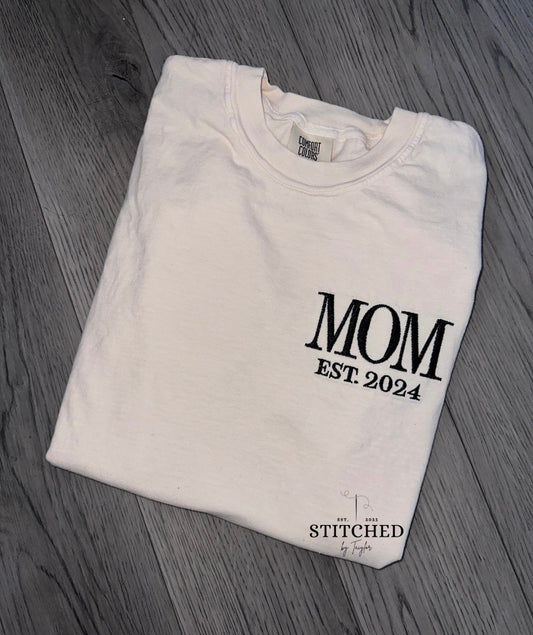 MOM EST. ____ Side Chest