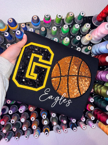 GO Basketball - Embroidered