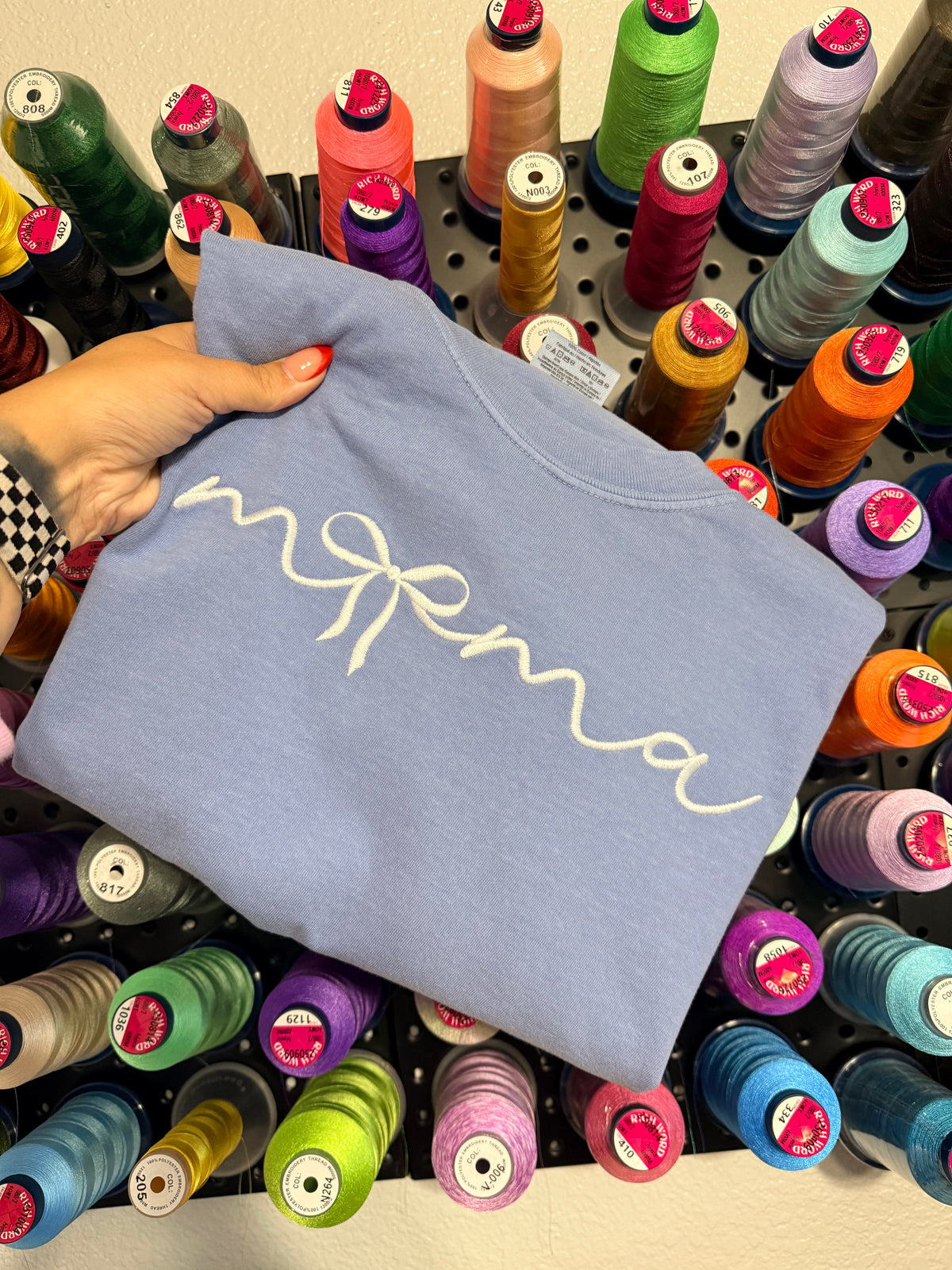 bow mama - EMBROIDERED