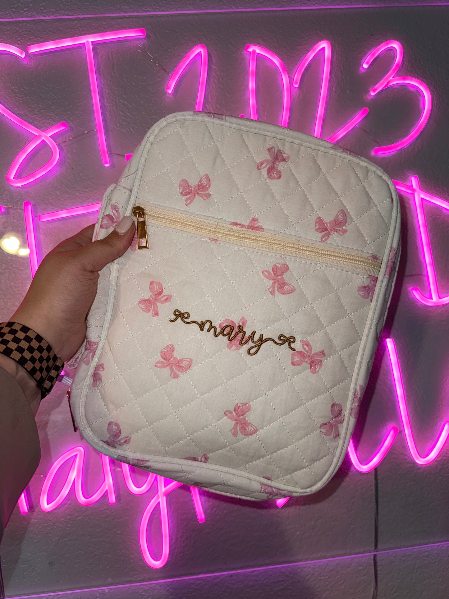 MONOGRAM BIBLE COVER - Embroidered