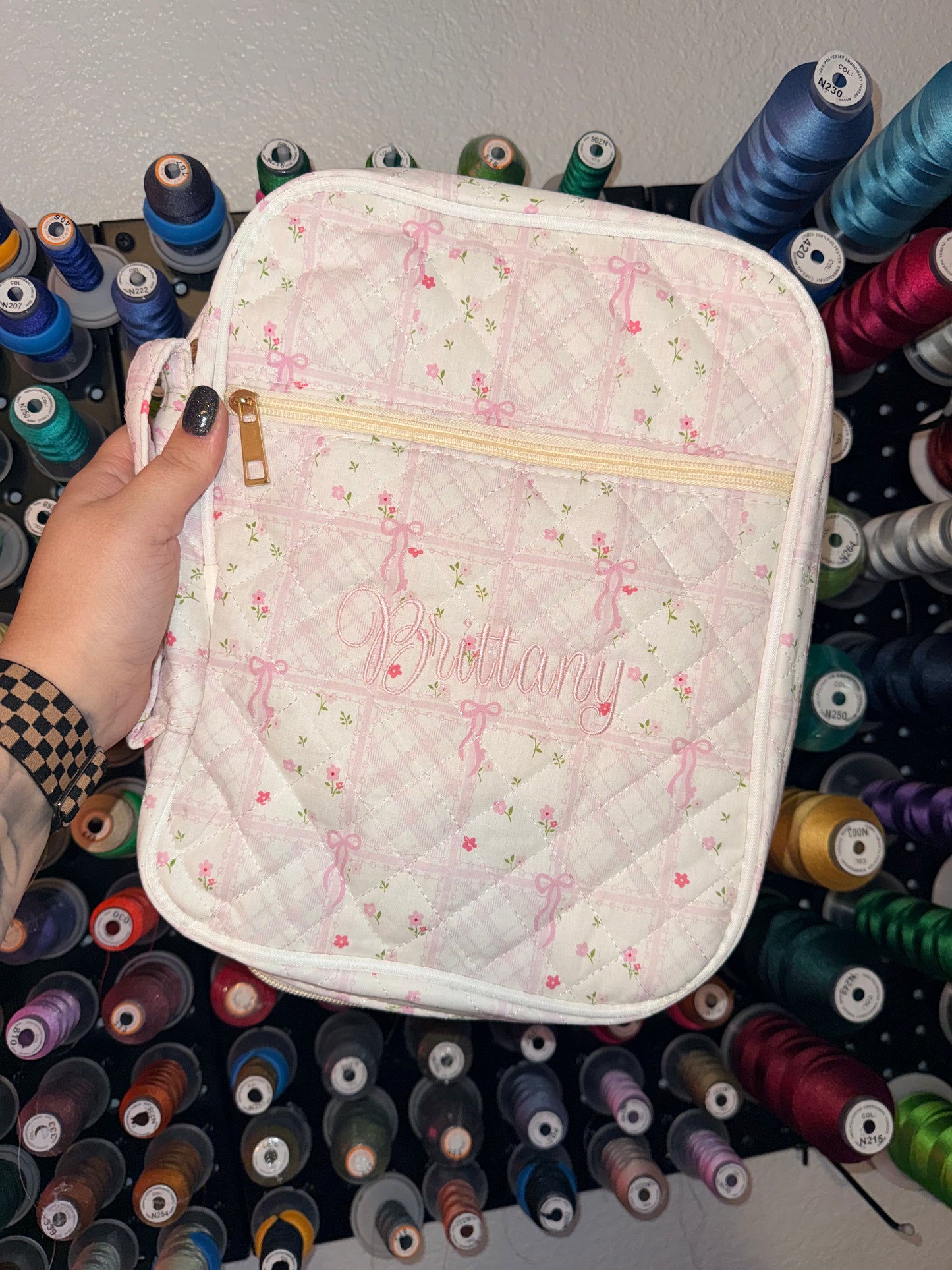 MONOGRAM BIBLE COVER - Embroidered