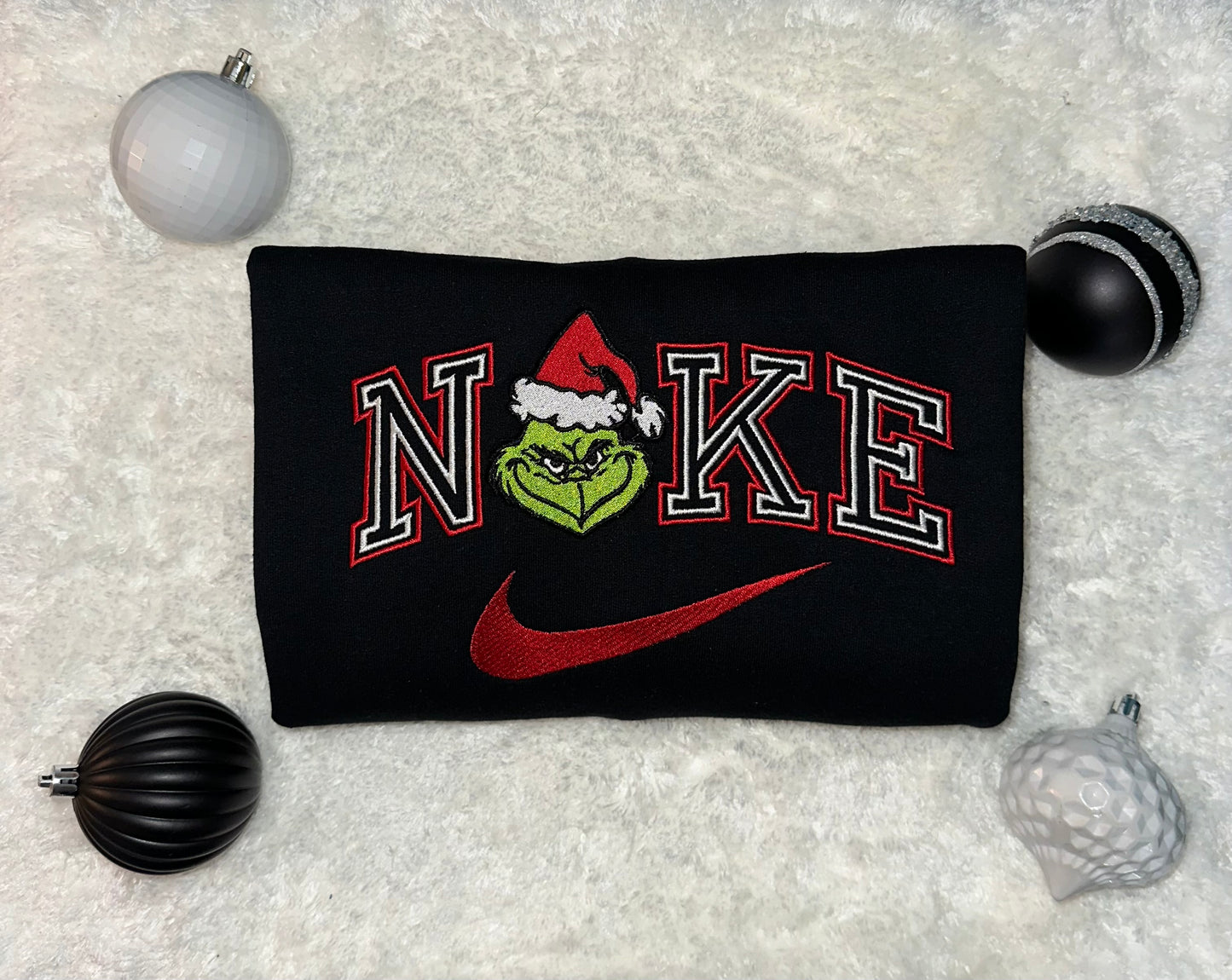 N(GRINCH)KE Crewneck - EMBROIDERED