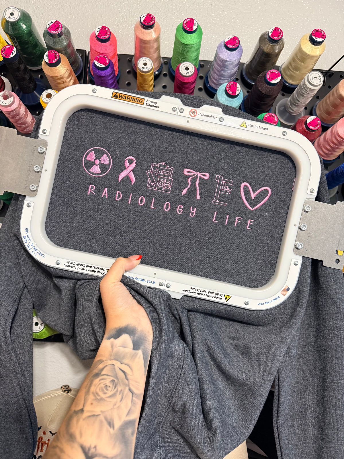 Radiology Life Icons - Embroidered