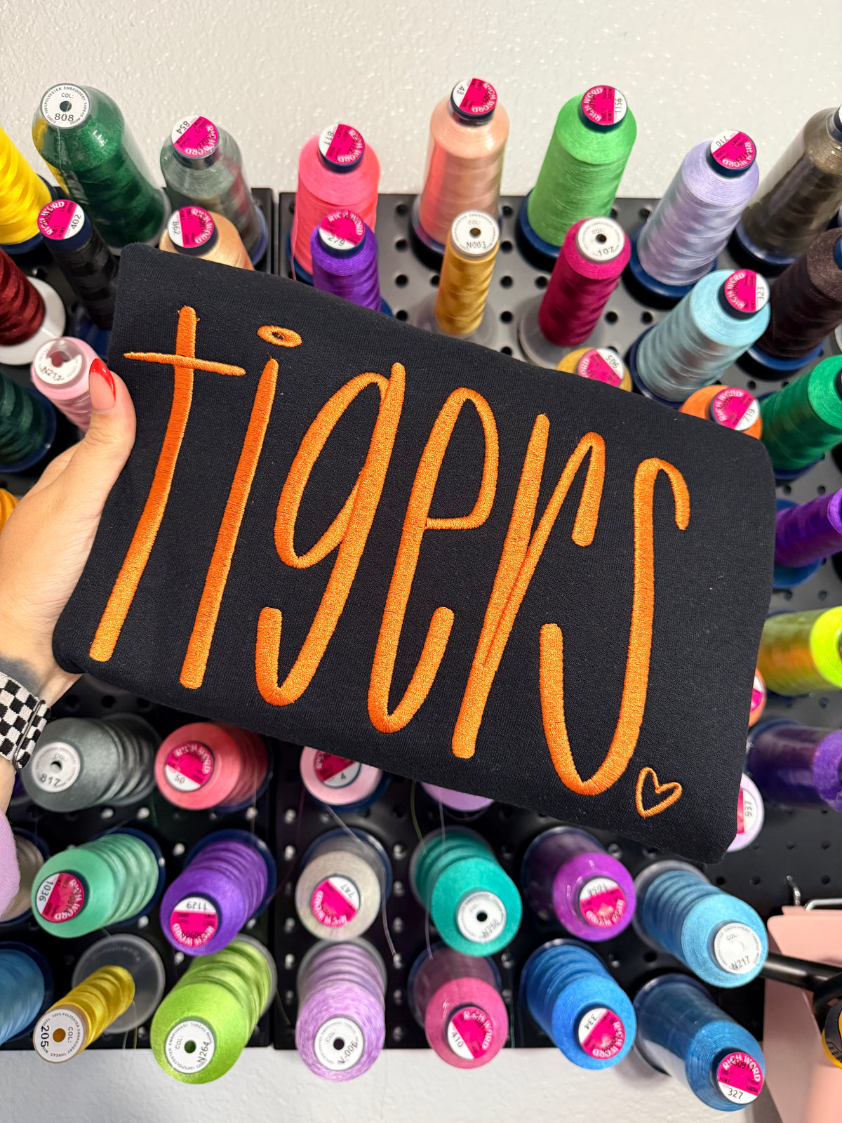 tigers heart - EMBROIDERED