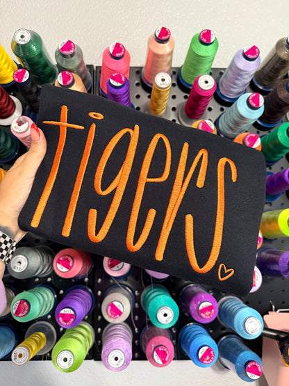tigers heart - EMBROIDERED