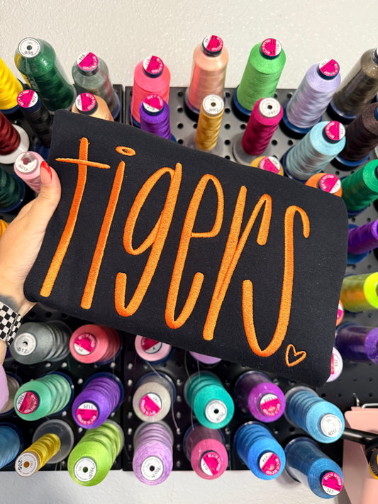 tigers heart - EMBROIDERED