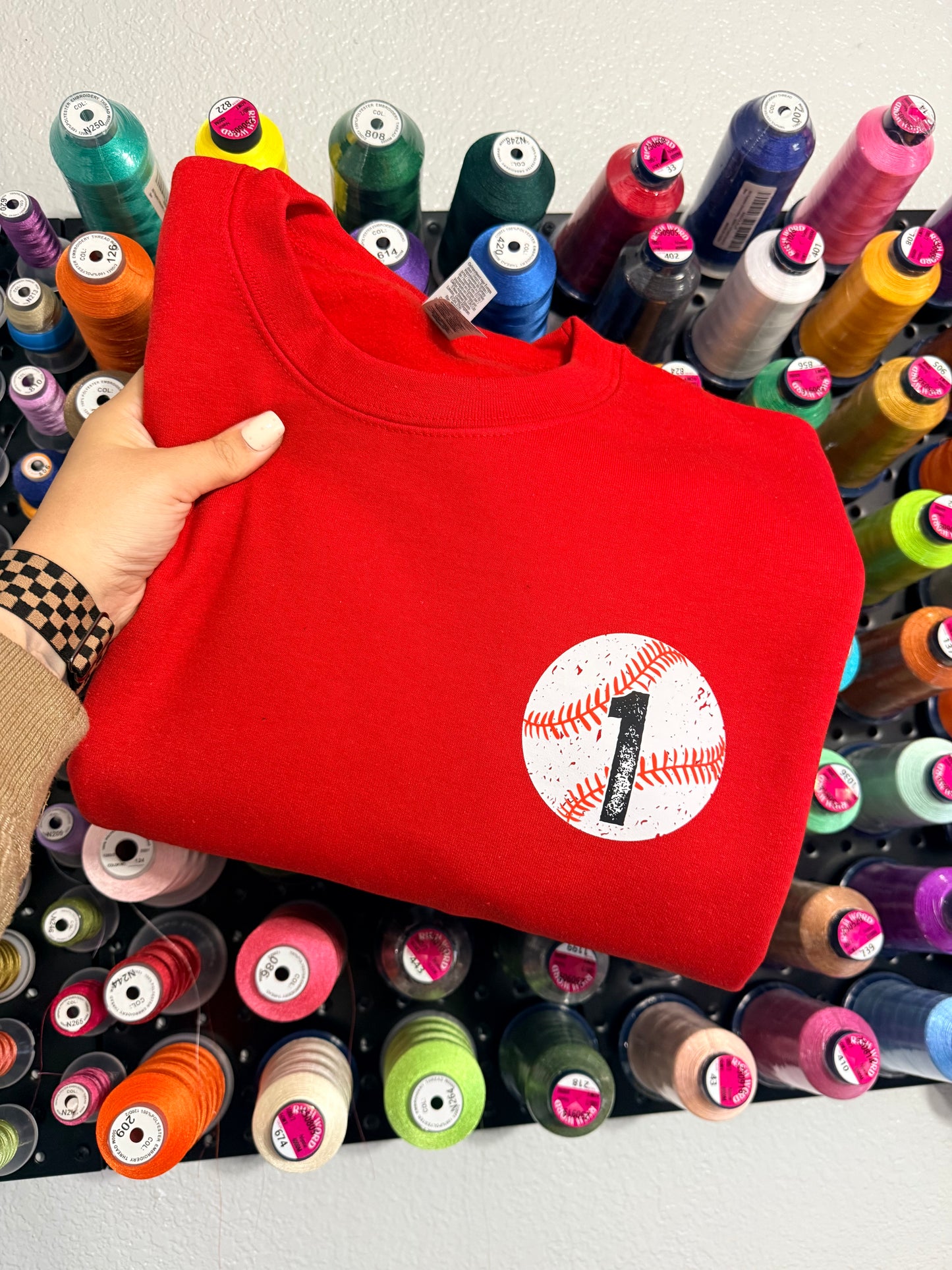 Personalized Custom Baseball Big Back Printed Shirt
