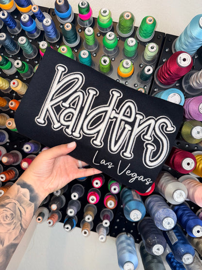 RAIDERS PUFF - Embroidered