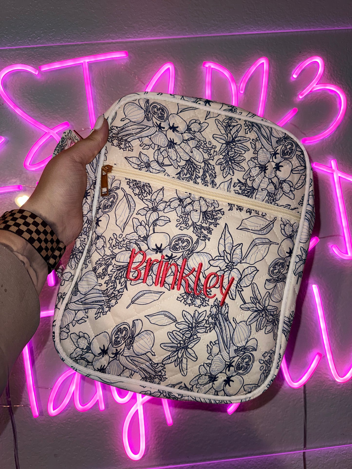 MONOGRAM BIBLE COVER - Embroidered