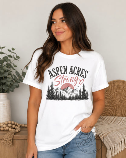 Aspen Acres Strong Tee (printed)
