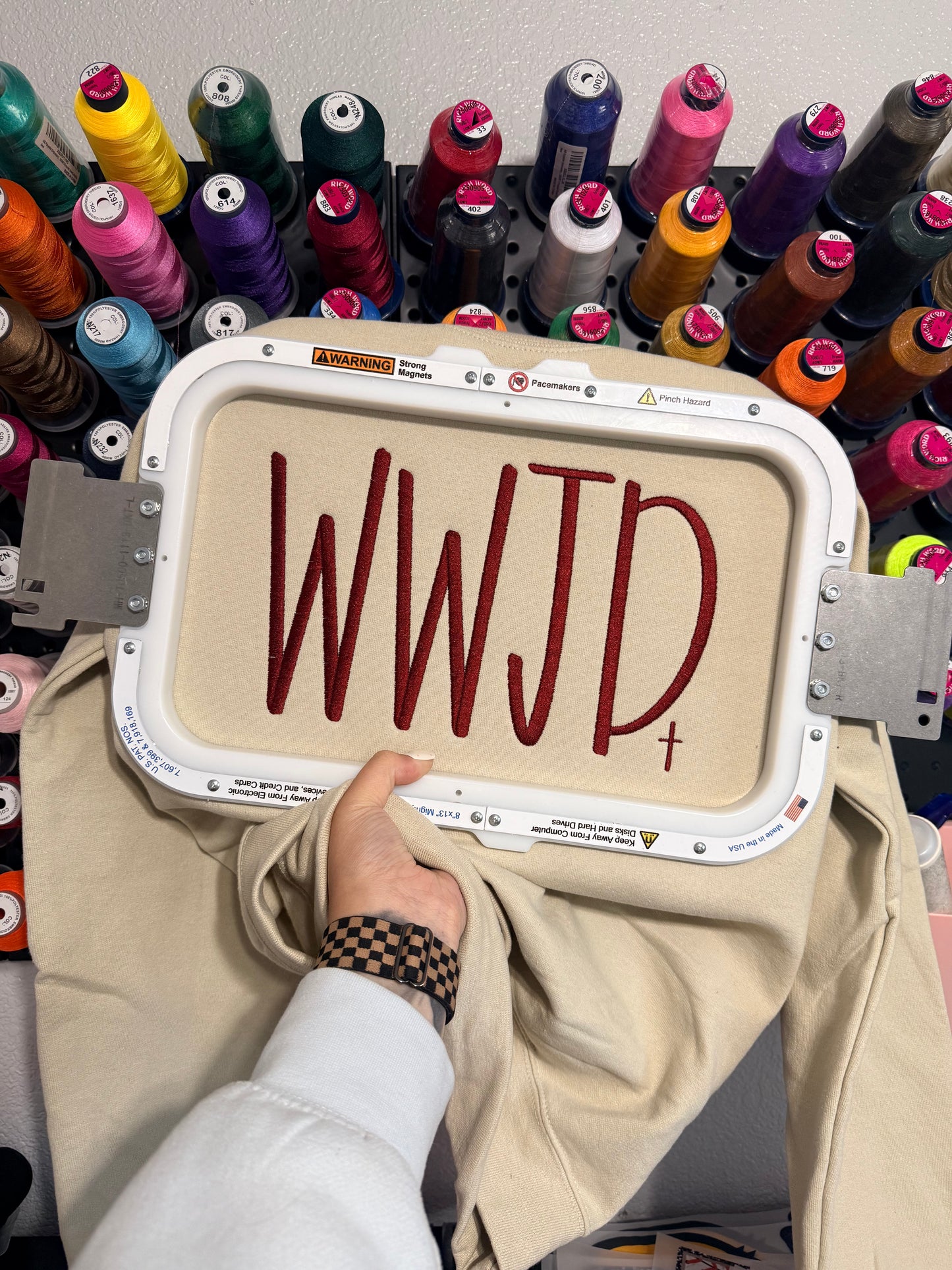 WWJD - EMBROIDERED