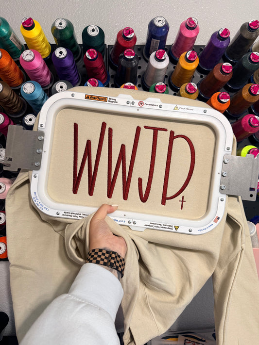 WWJD - EMBROIDERED