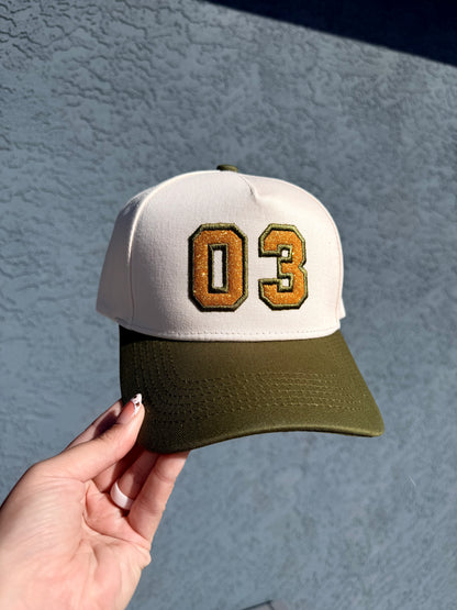 Glitter Hat | Customizable Number | Trucker Hat