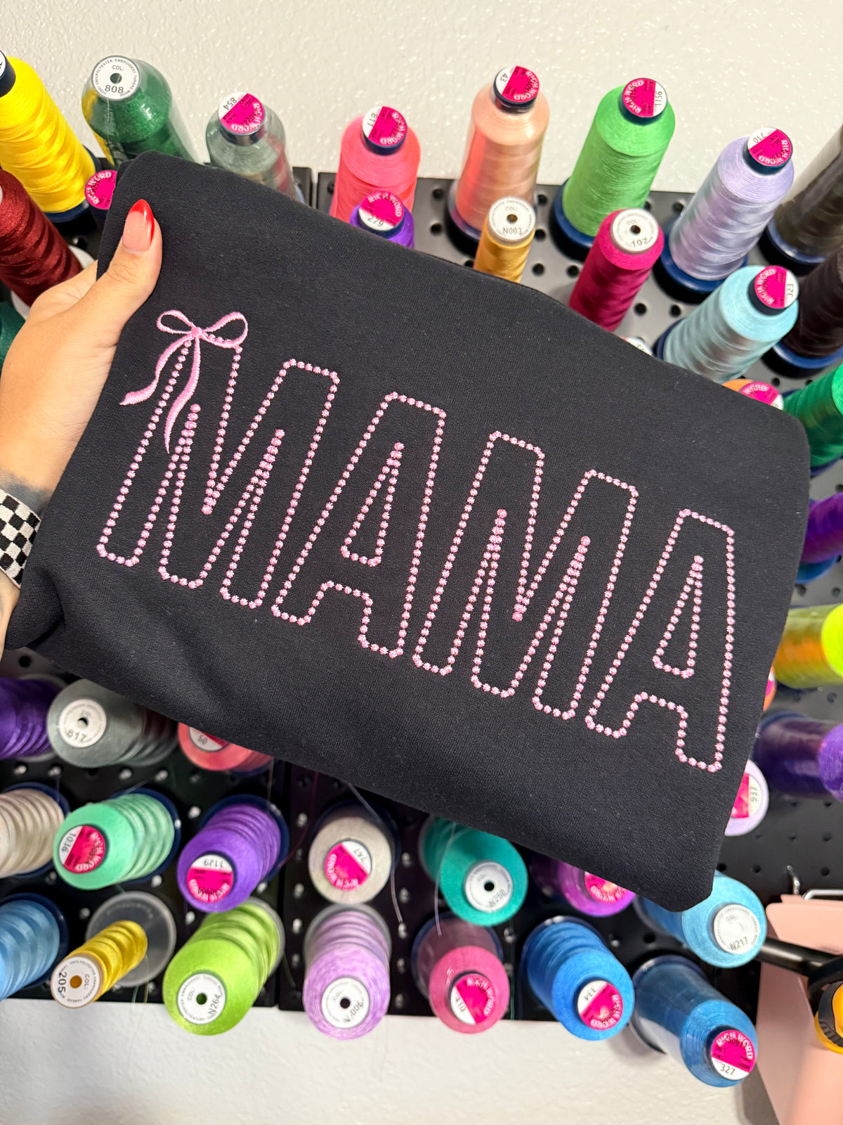 dotted mama - EMBROIDERED