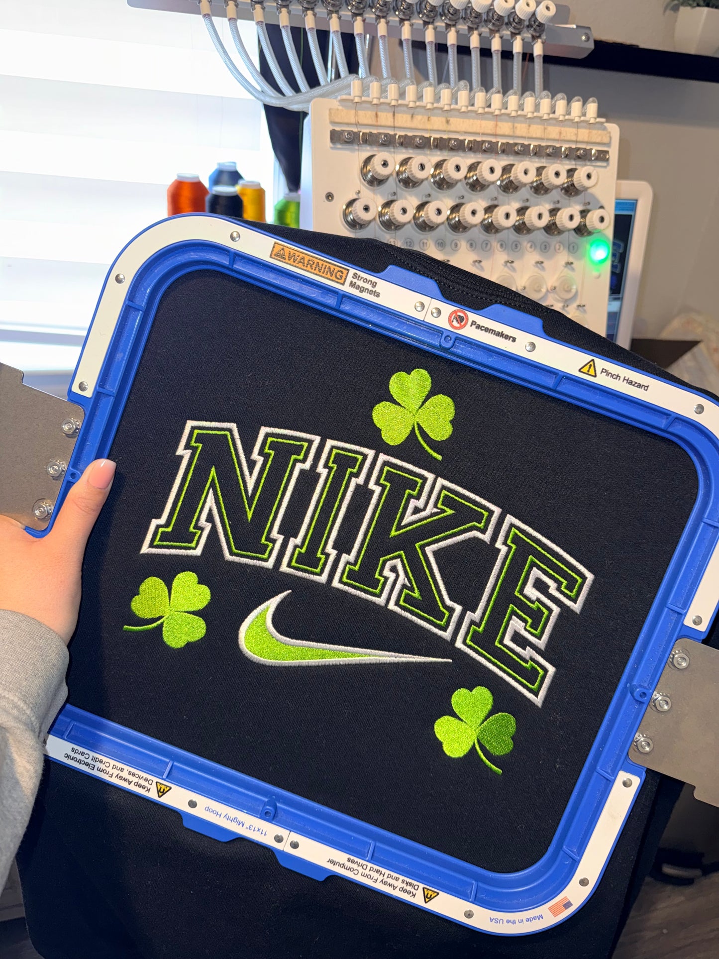 Lucky Charm Double Outline - Embroidered