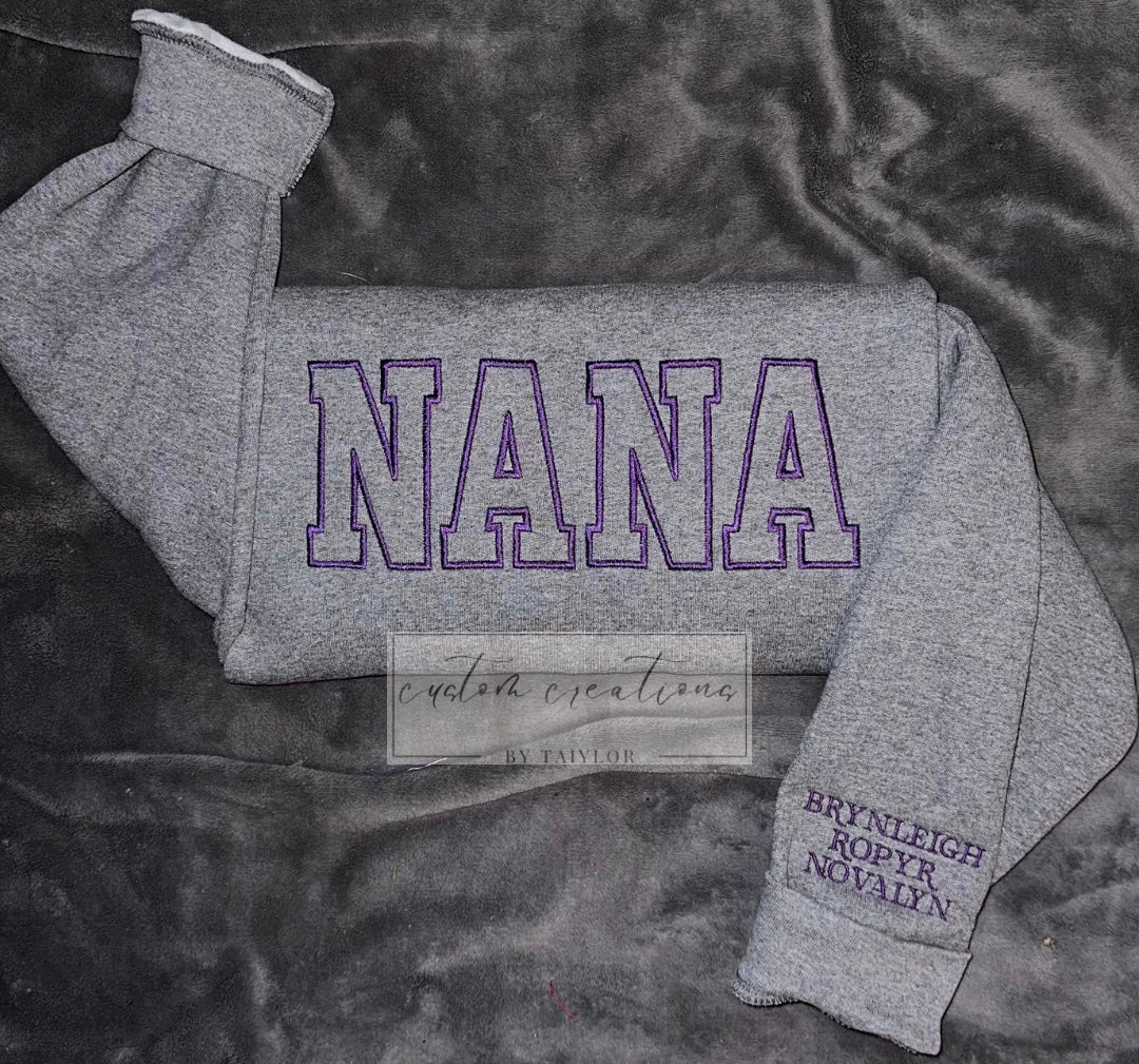 NANA Block Crewneck