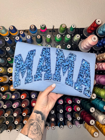 MAMA Sequin Design - Embroidered