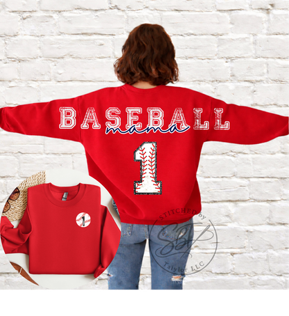 Personalized Custom Baseball Big Back Printed Shirt